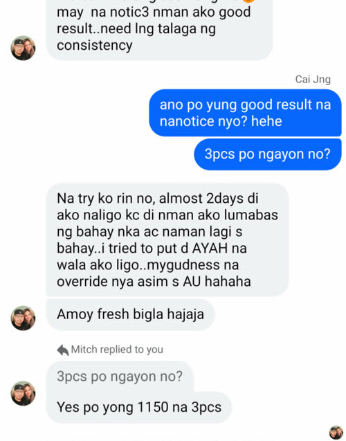 AYAH customer conversation